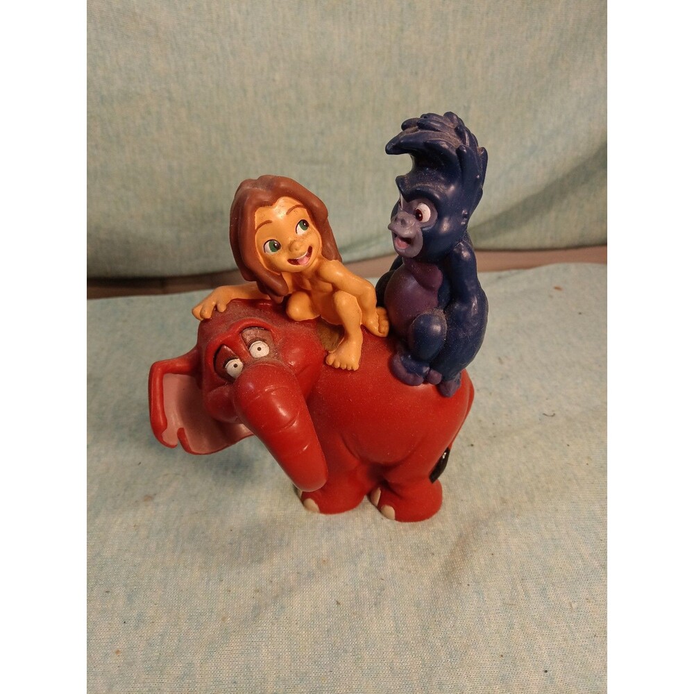 Vintage Burroughs & Disney Decopac Young Tarzan TERK TANTOR 4.25" Figurine